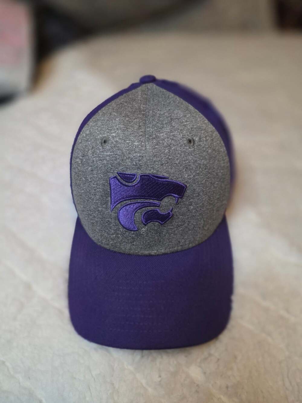 Kansas State Wildcats Cap Hat Gray Purple